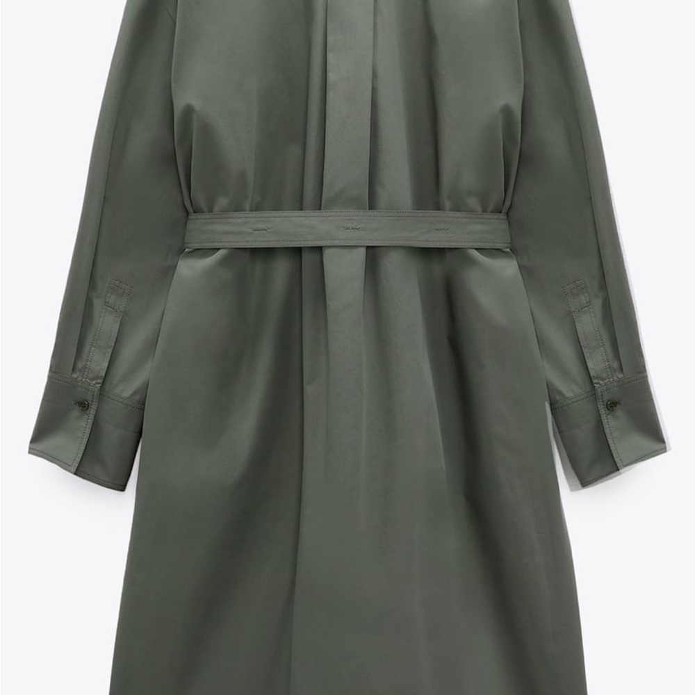 Zara MULTI-POSITIONAL SHIRDRESS - Picture 6 of 8